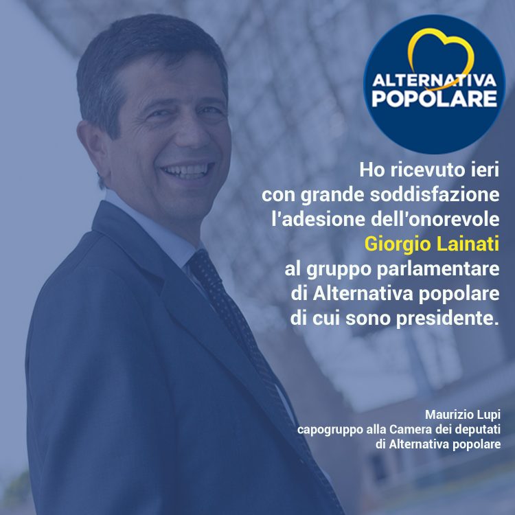 Giorgio Lainati aderisce al gruppo di Alternativa popolare