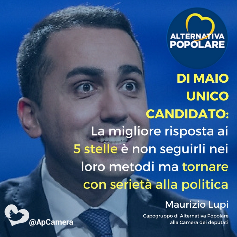 M5S: Di Maio? Candidatura ampia e democratica…