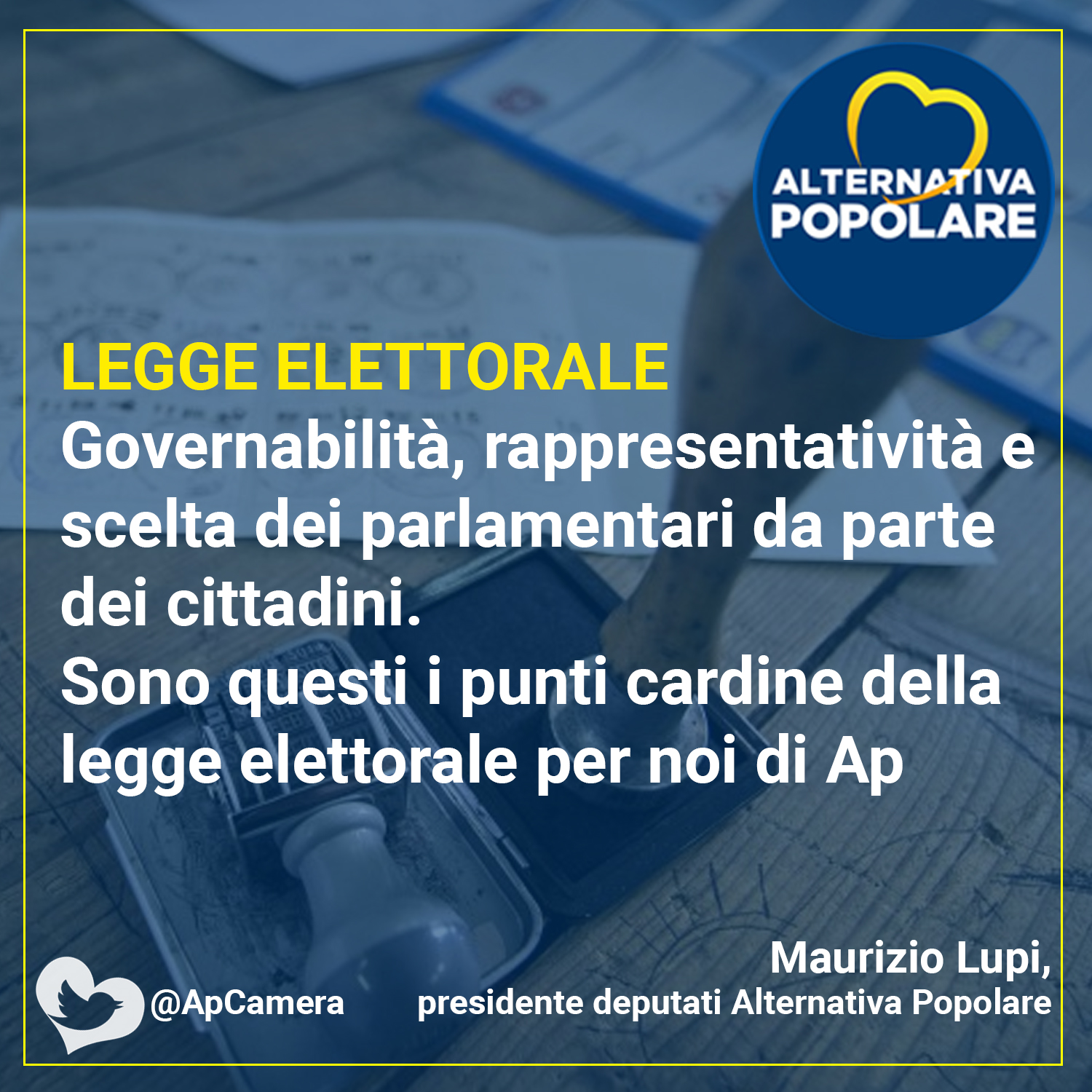  Legge elettorale : Governabilità, rappresentatività e scelta dei parlamentari da parte dei cittadini