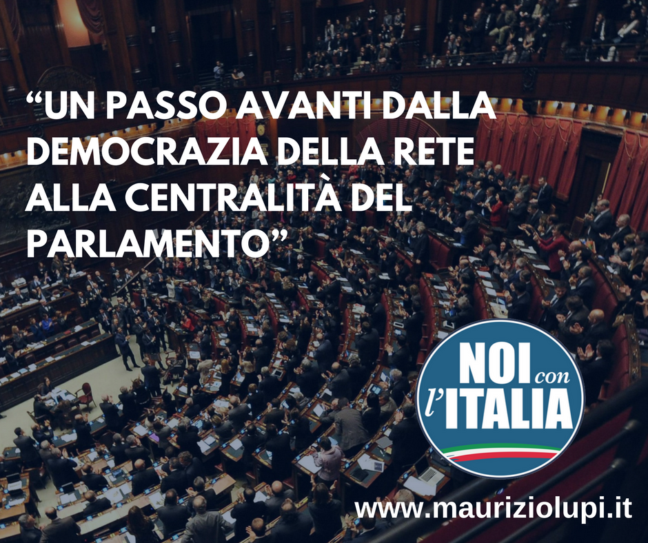  Un passo avanti dalla democrazia della rete alla centralità del Parlamento