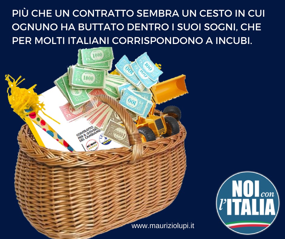 Governo Lega-M5S: Più che un contratto sembra un libro dei sogni, che per molti italiani corrispondono a incubi