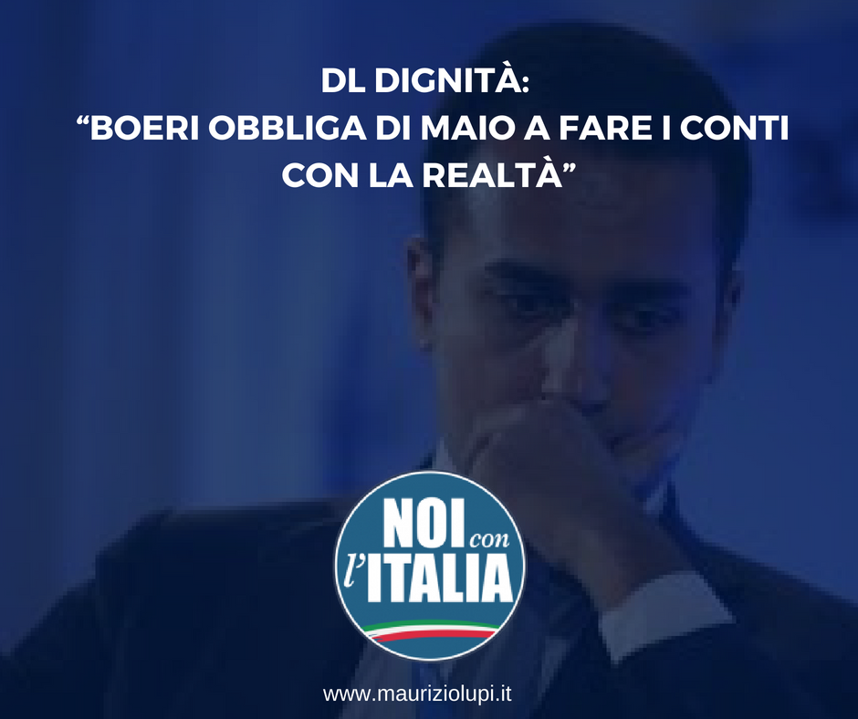 Il decreto dignità è andato a sbattere contro la realtà. 