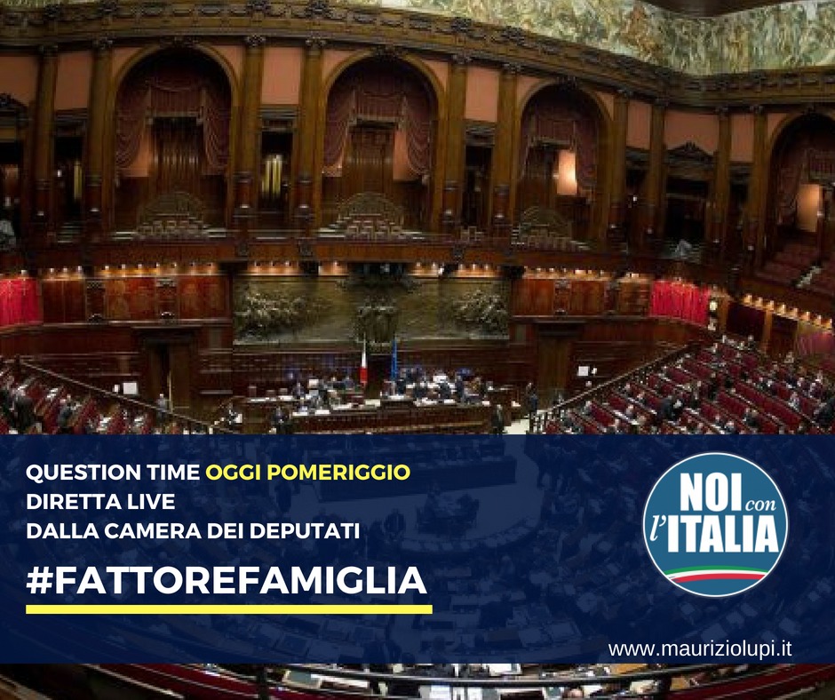  Il #FattoreFamiglia è uno strumento fiscale che il Governo deve adottare per dare finalmente un concreto sostegno alle famiglie, come a lungo promesso in campagna elettorale.