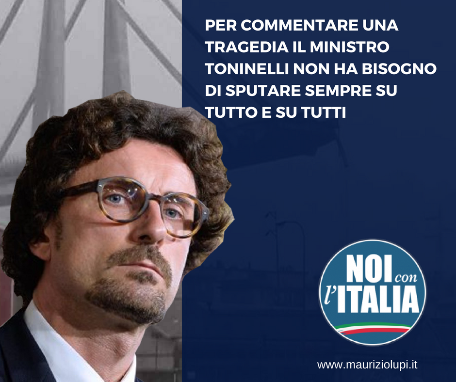  Viadotto:” Toninelli sa solo lanciare accuse”