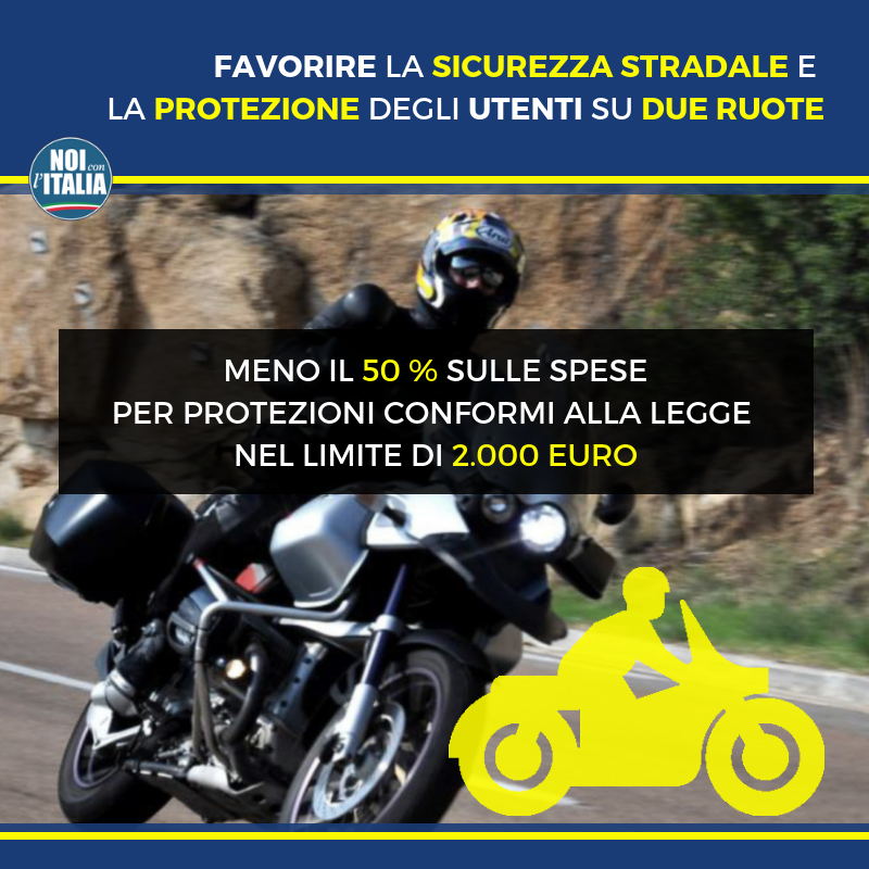  I NOSTRI EMENDAMENTI: MOTOCICLISTI E BOLLO AUTO