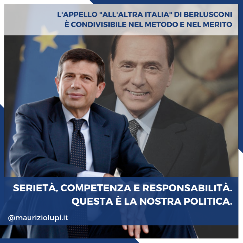 L’appello "all’altra Italia" del presidente Silvio Berlusconi nella sua lettera al Corriere della Sera è condivisibile nel metodo e nel merito.