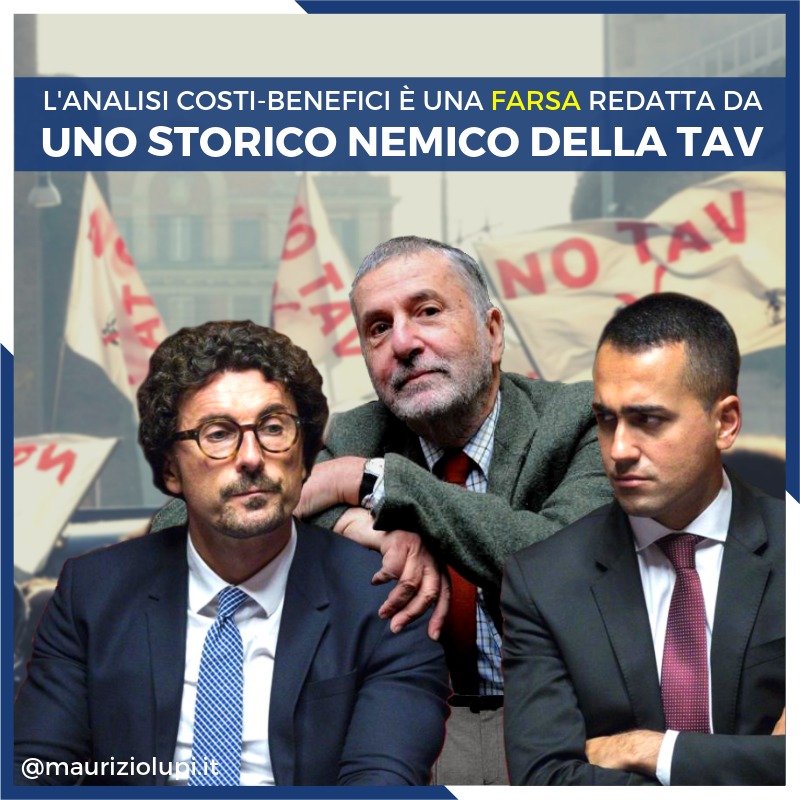  Tav: l’analisi costi benefici sembra un falso, anzi, una farsa in bilancio.