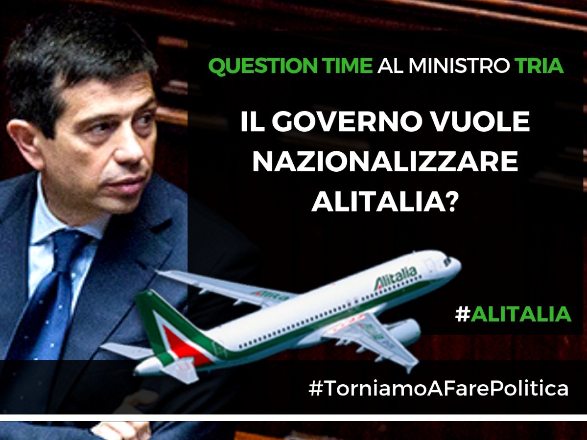  Alitalia: Nazionalizzazione? No grazie. Tria smentisce Di Maio