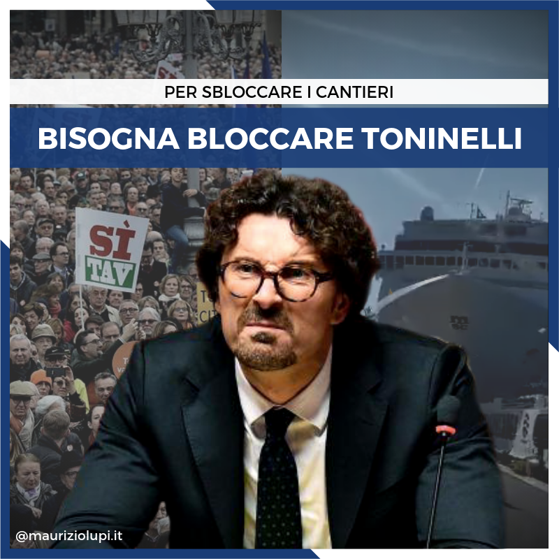 Vedo che Toninelli se la prende con Salvini per lo Sblocca cantieri, e un po’ con tutti per l’incidente di Venezia.