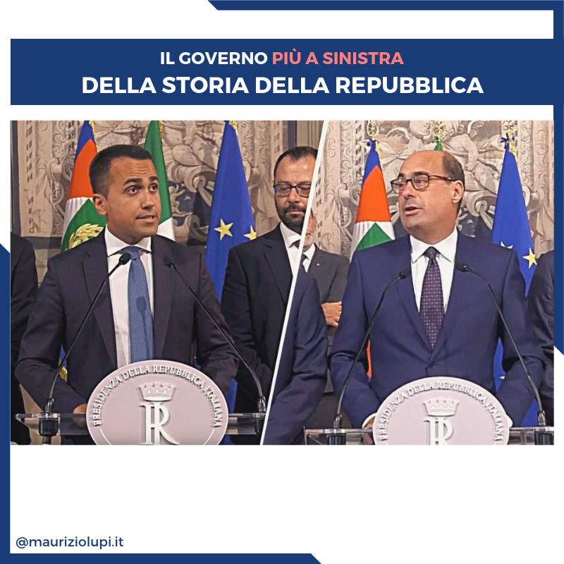 Governo Giallorosso: il più a sinistra della storia della Repubblica