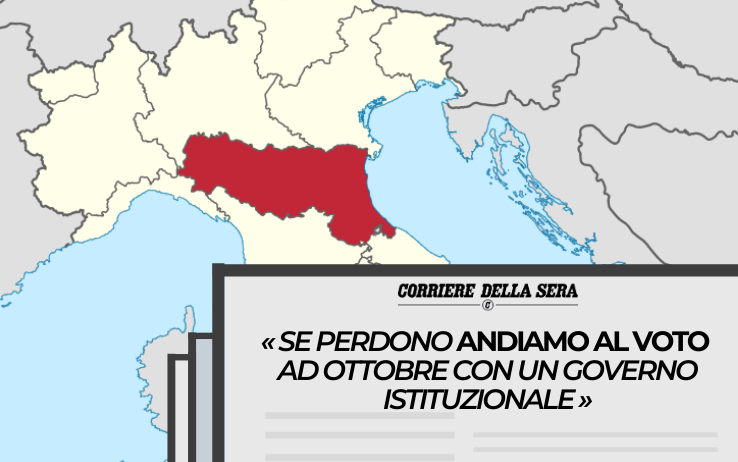 Intervista al Corriere: Se perdono i dem al voto ad ottobre con un governo istituzionale