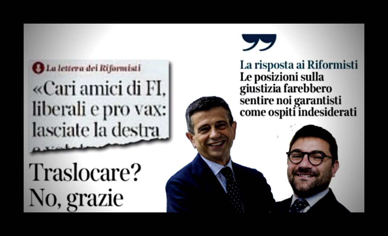  COR. SERA: LA RISPOSTA AI RIFORMISTI, TRASLOCARE? NO GRAZIE. CON LA SINISTRA PIÙ DISPARITÀ