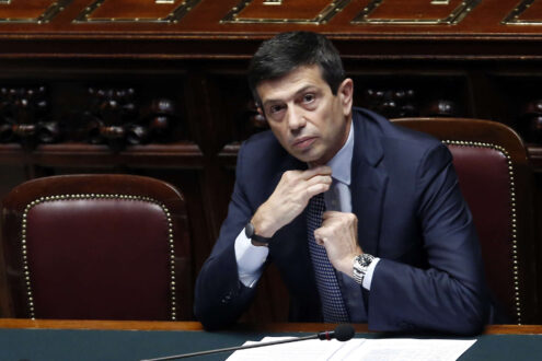 MAURIZIO LUPI ROMA 18-03-2015 CAMERA. QUESTION TIME CON IL MINISTRO DELLE INFRASTRUTTURE E DEI TRASPORTI.  - POLITICA, SENATO, QUESTION TIME, MINISTRO,