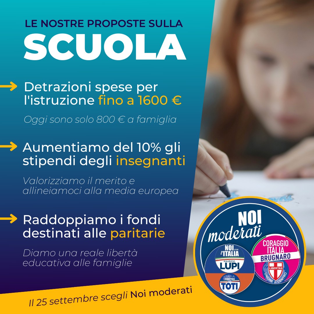 LE NOSTRE PROPOSTE SULLA SCUOLA