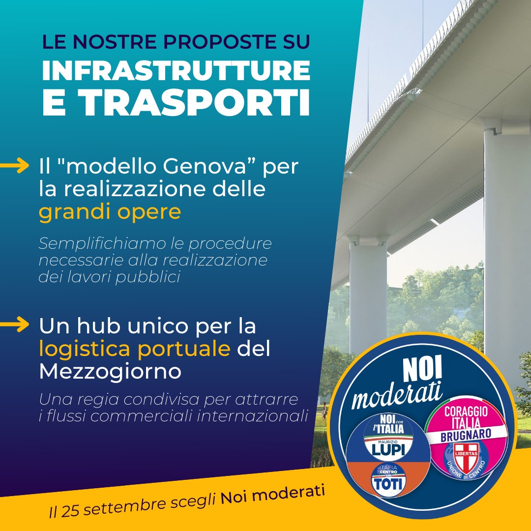  LE NOSTRE PROPOSTE SU INFRASTRUTTURE E TRASPORTI