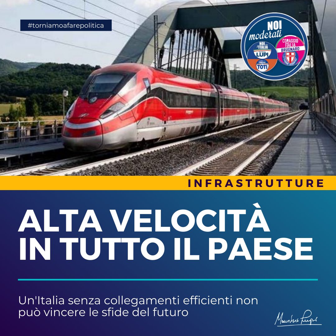  ALTA VELOCITÀ IN TUTTO IL PAESE