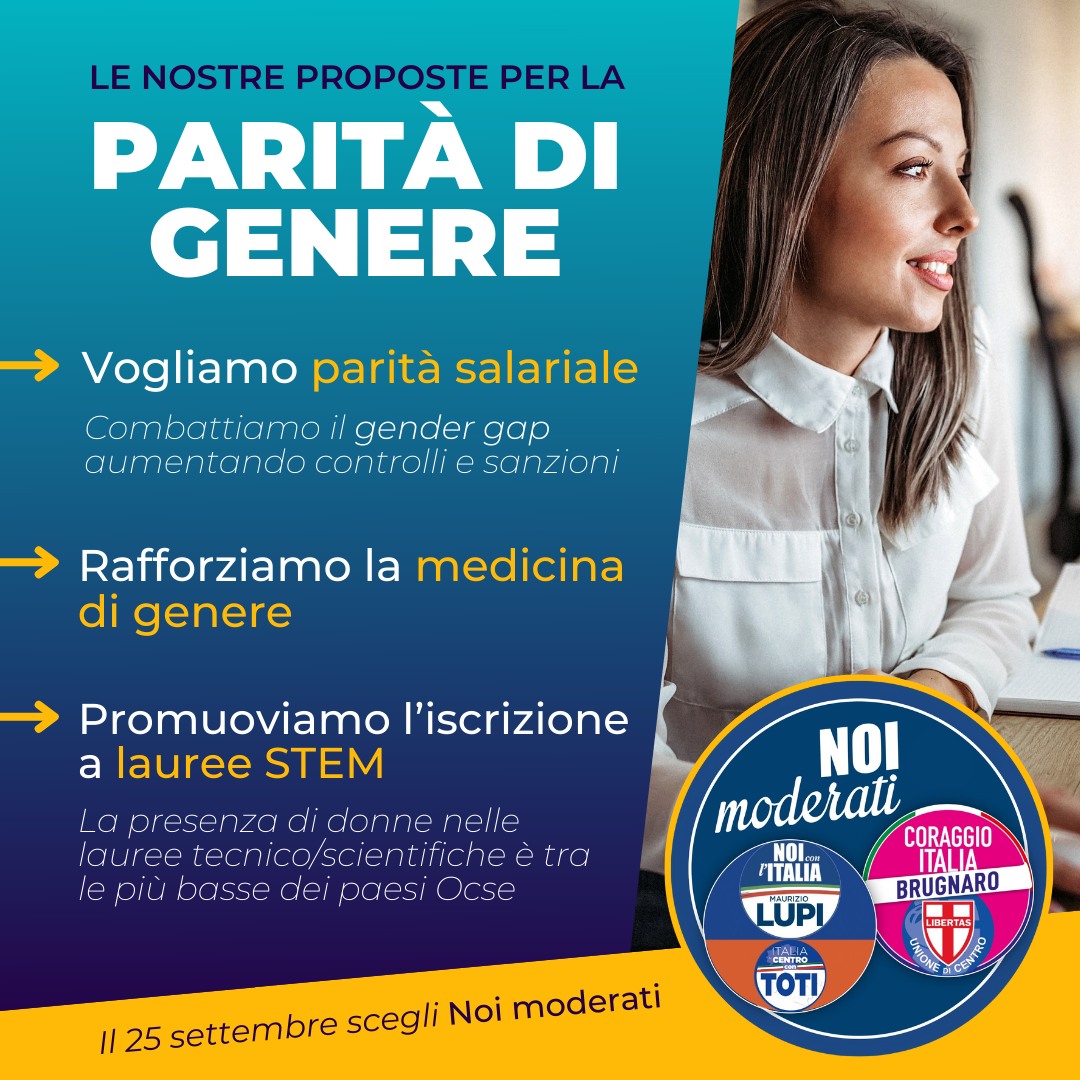 LE NOSTRE PROPOSTE PER LA PARITÀ DI GENERE