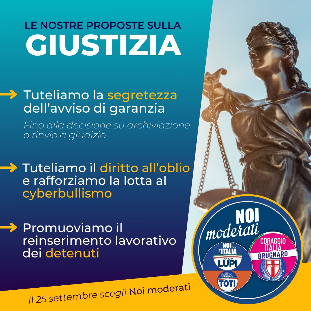  LE NOSTRE PROPOSTE SULLA GIUSTIZIA