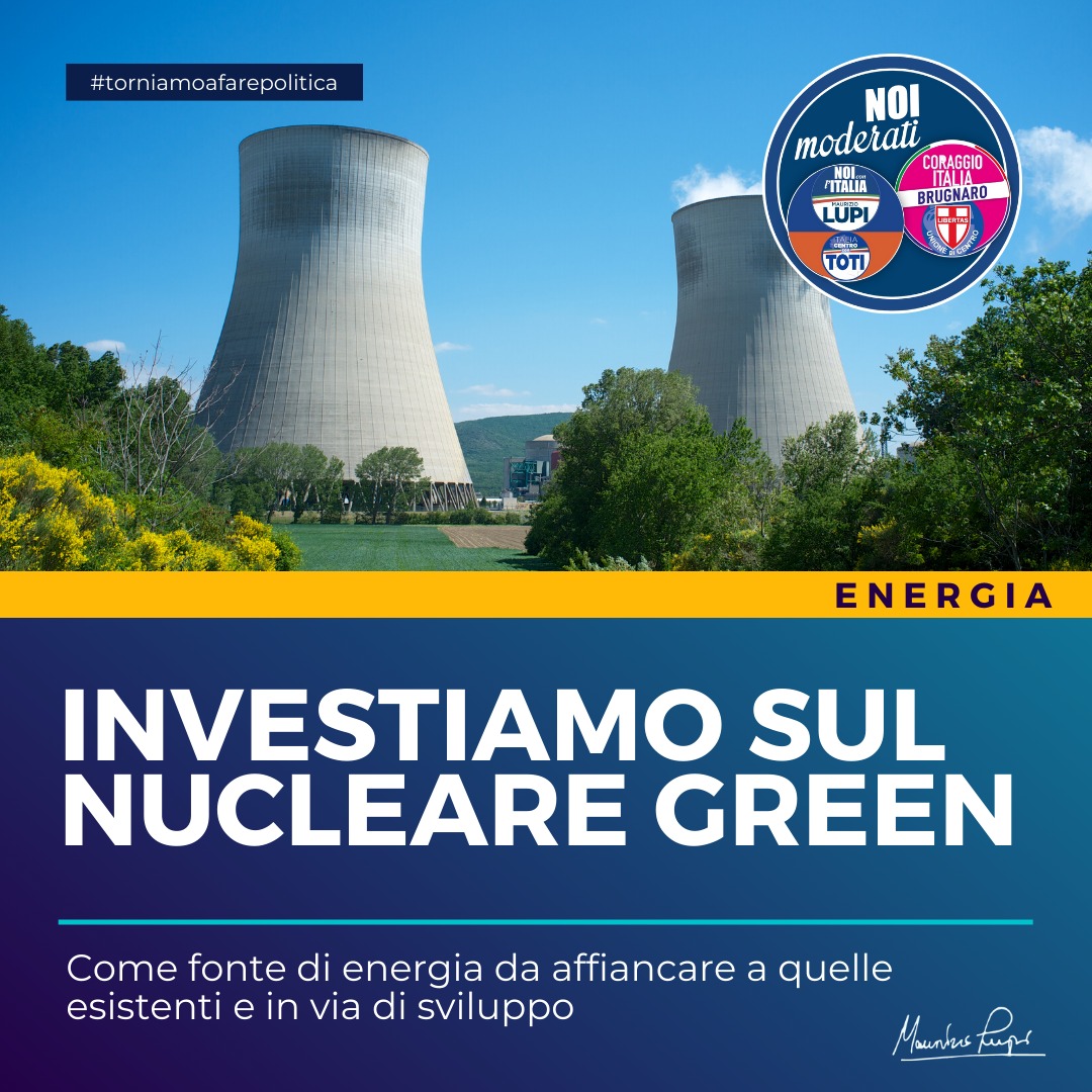 INVESTIAMO SUL NUCLEAR GREEN