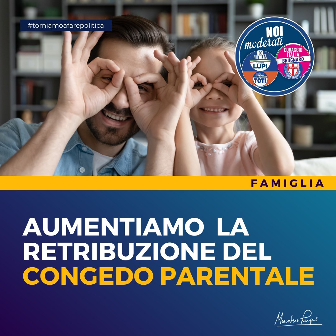 AUMENTIAMO LA RETRIBUZIONE DEL CONGEDO PARENTALE