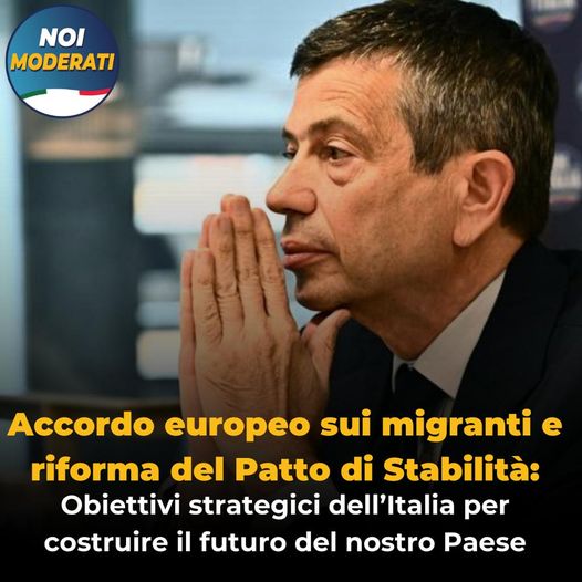  O.Lupi : «l’Italia non è il confine di se stessa ma è il confine dell’Europa»