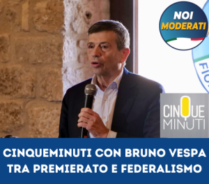 Cinque Minuti con Bruno Vespa tra premierato e federalismo