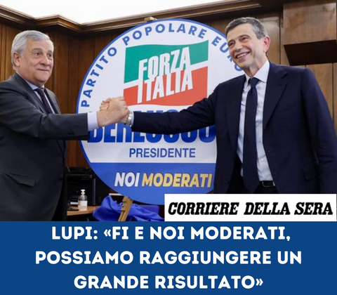  Lupi: «FI e Noi Moderati, possiamo raggiungere un grande risultato»