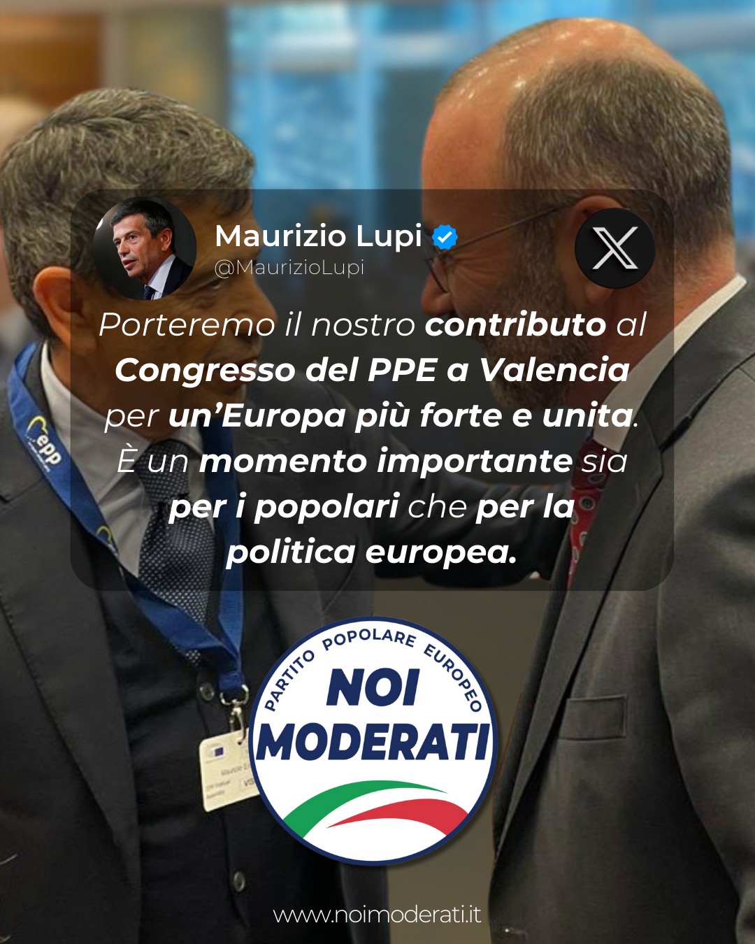 Lupi, Congresso PPE: “porteremo il nostro contributo per un’Europa più forte e unita”