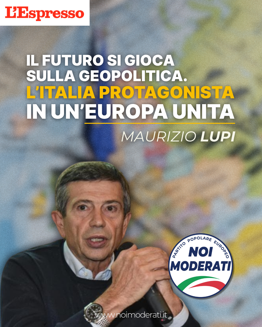  Lupi, L’Espresso: “Oggi più che mai la sfida geopolitica determina la crescita o decrescita di un Paese e il benessere di una comunità.”