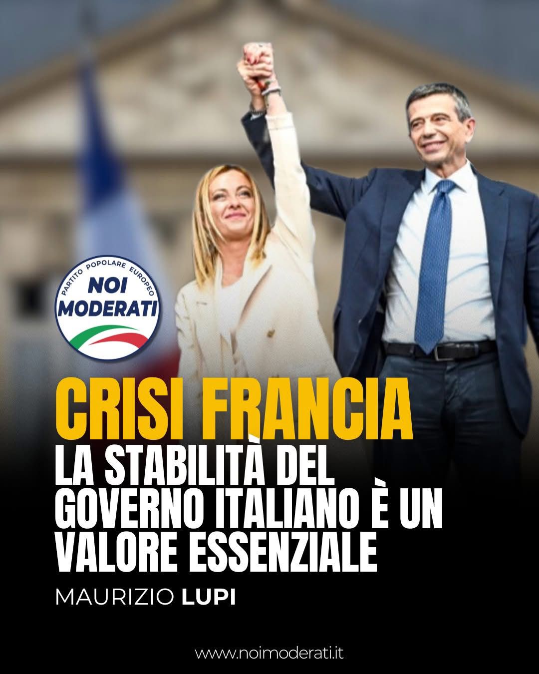  Crisi di Governo in Francia. Italia stabile grazie a Meloni